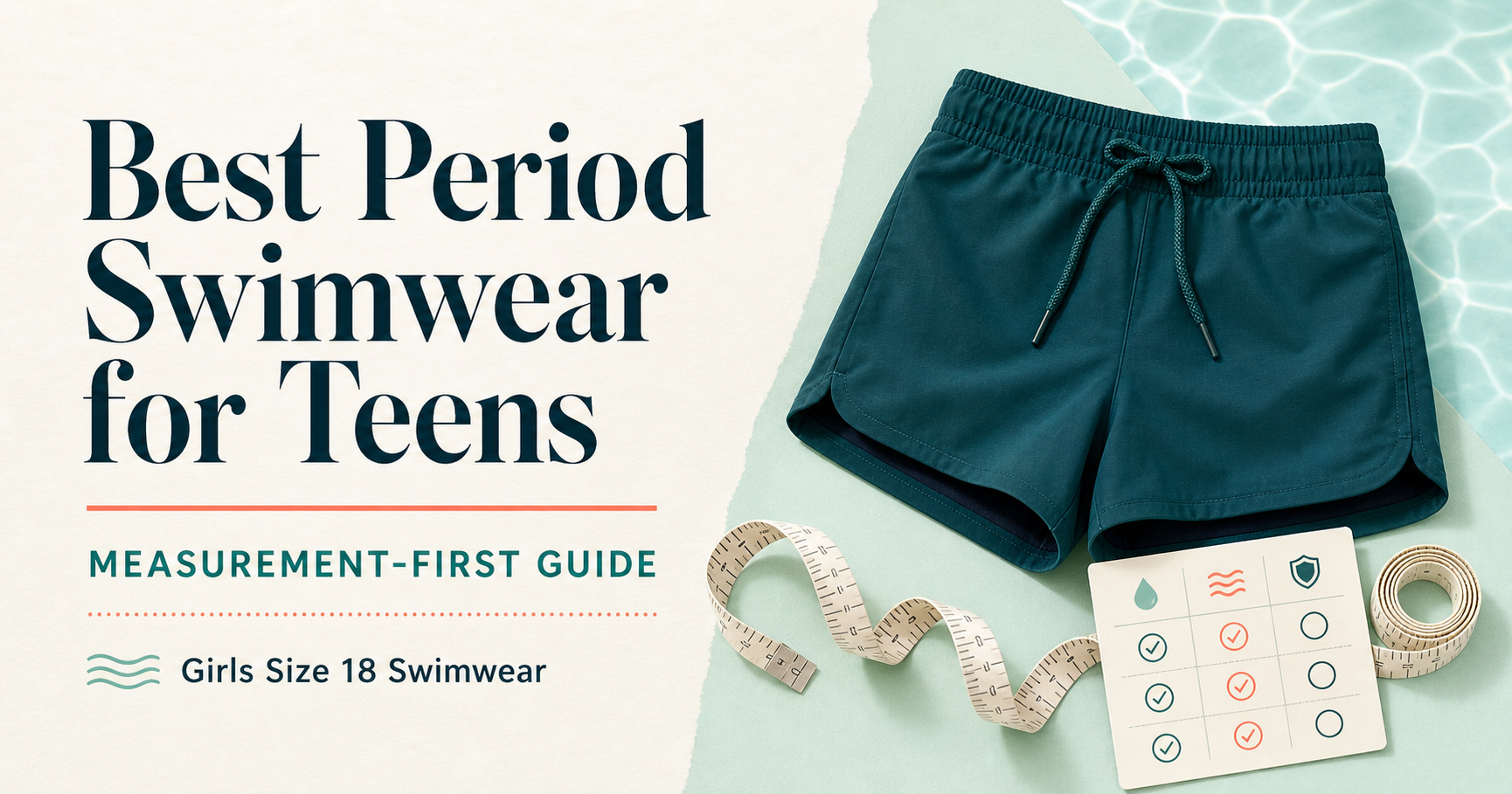 Period swimwear measurement-first guide